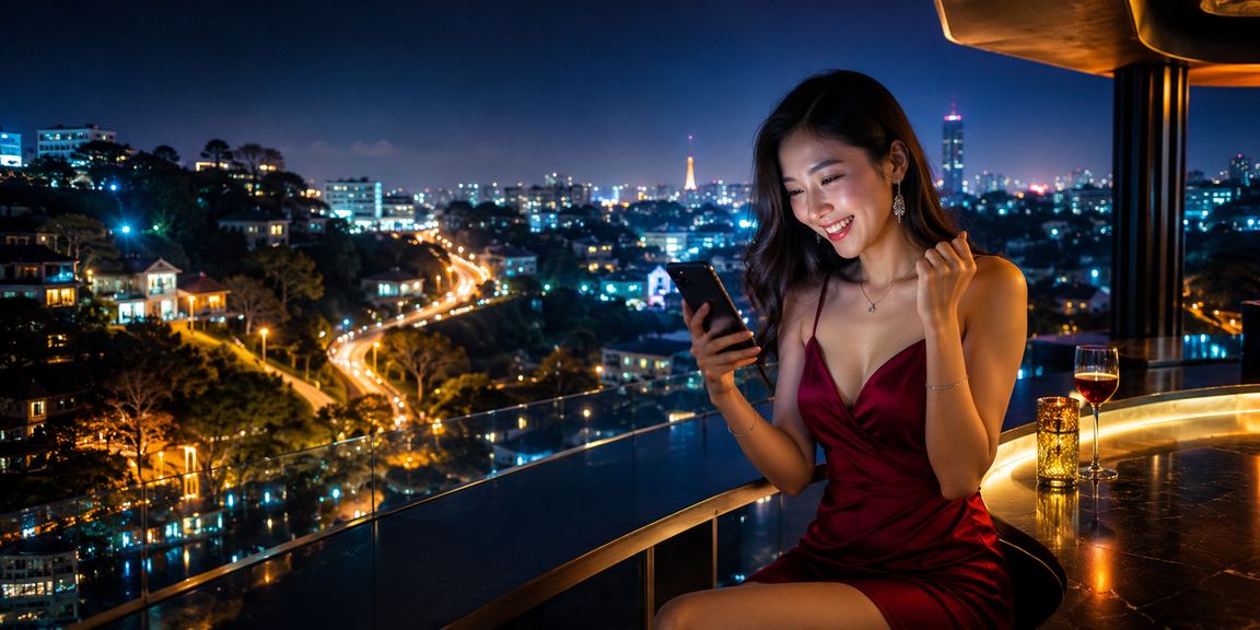 Người dùng ở Đà Lạt trải nghiệm ứng dụng log2 trên điện thoại di động