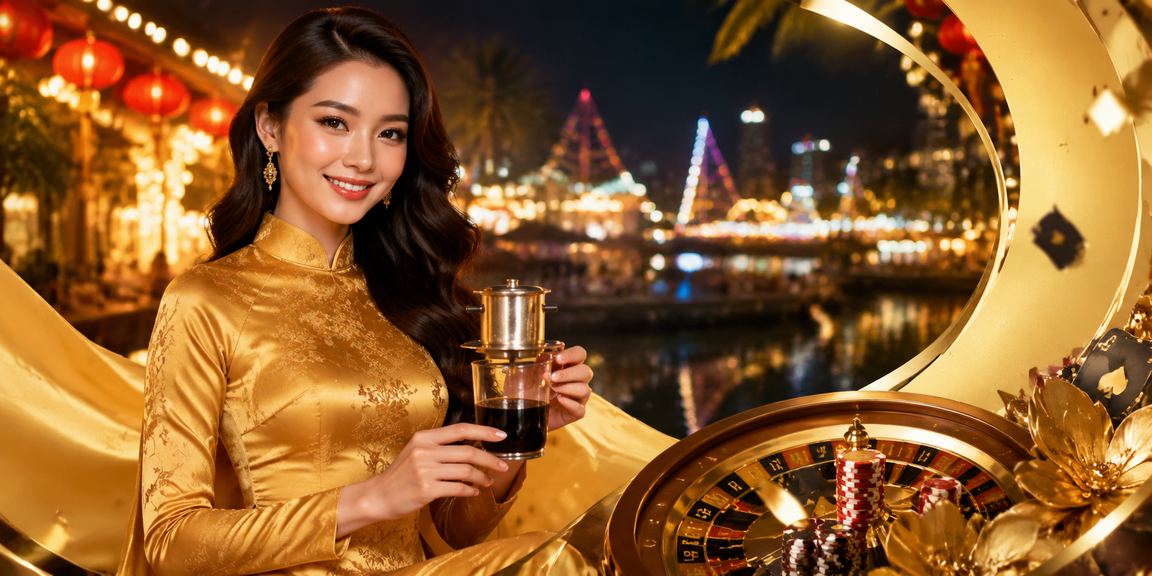 Người dùng tại Nha Trang mặc áo dài theo dõi sự kiện thể thao trực tuyến
